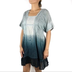 Anthropologie Holding Horses Ocean Dip Tunic Dress